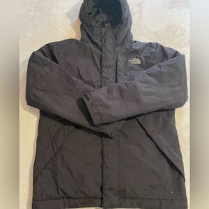 The North Face Chakal Hyvent Ski Jacket Mens Medium Waterproof Full Snap Black